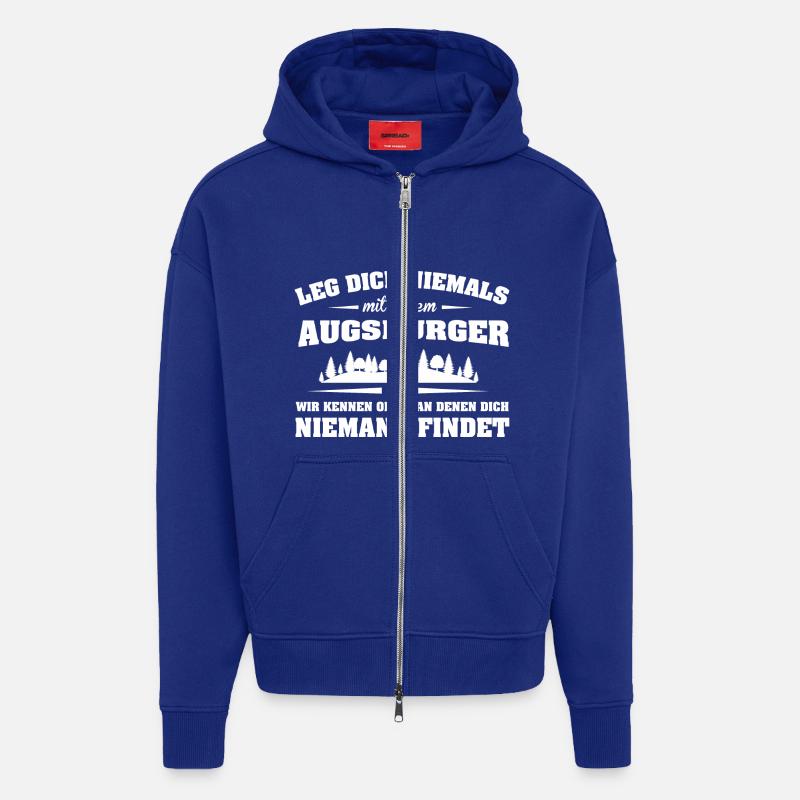 Städte Augsburger LDN - Zip Hoodie - made by SPREAD - Iconic Blue