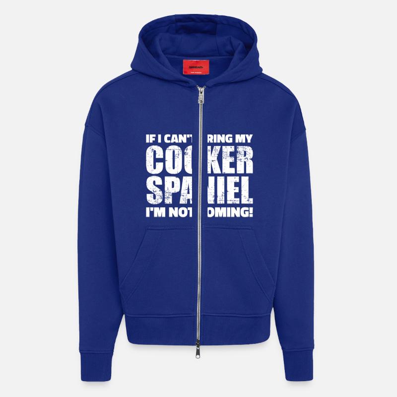 Cocker Spaniel - Zip Hoodie - made by SPREAD - Iconic Blue