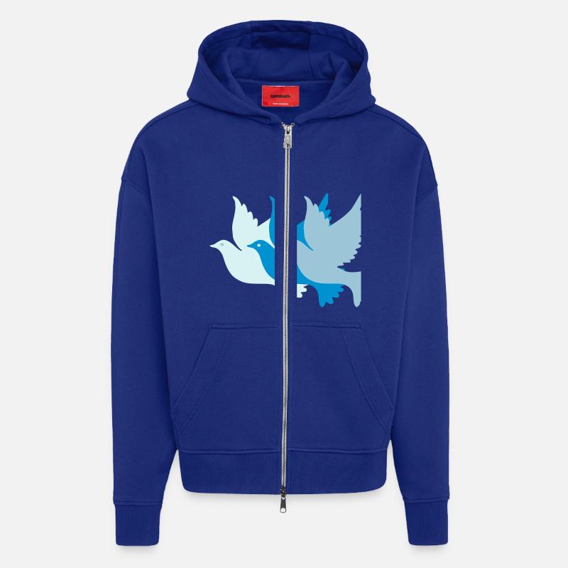 Taube - Zip Hoodie - made by SPREAD - Iconic Blue