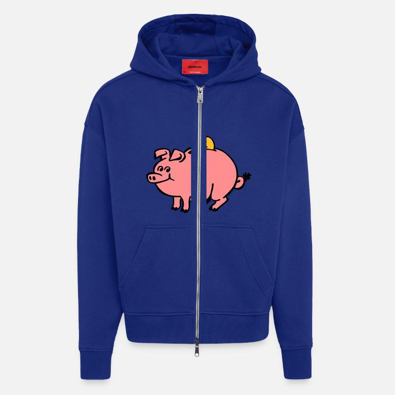 Sparbüchse - Zip Hoodie - made by SPREAD - Iconic Blue