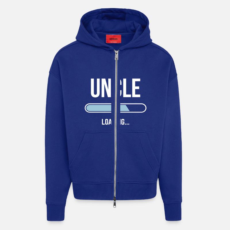 Uncle Loading - Zip Hoodie - made by SPREAD - Iconic Blue