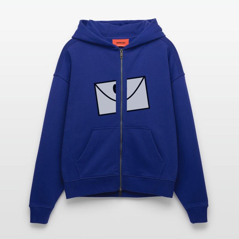 envelope Zip Hoodie - made by SPREAD