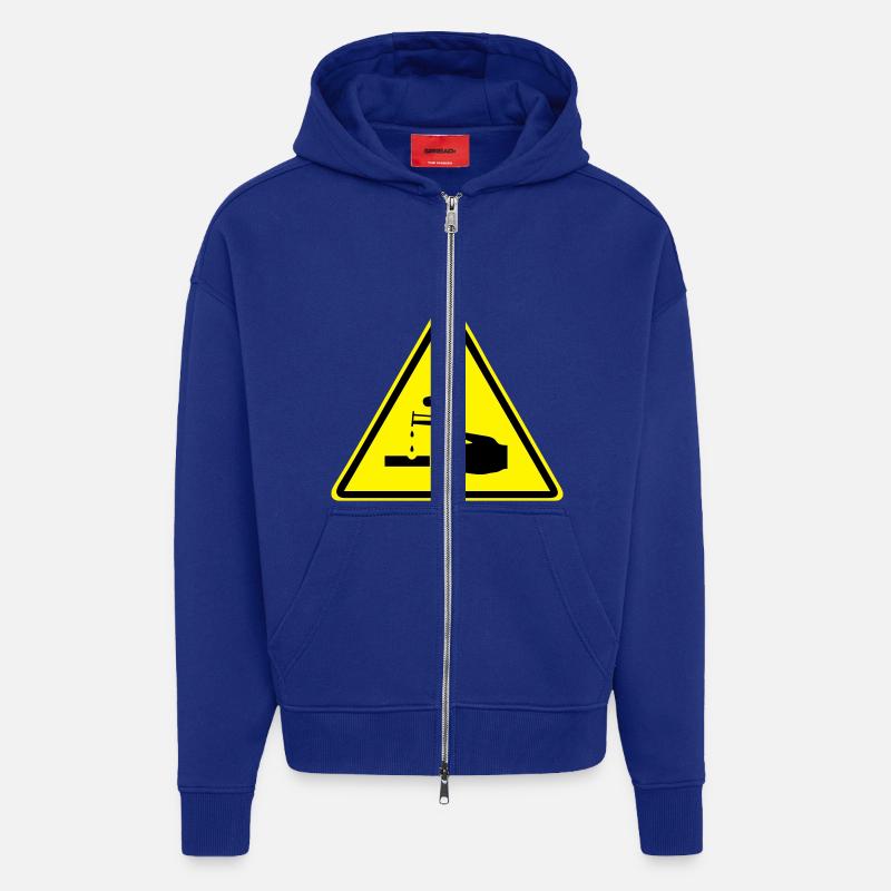 Vorsicht Ätzend! - Zip Hoodie - made by SPREAD - Iconic Blue