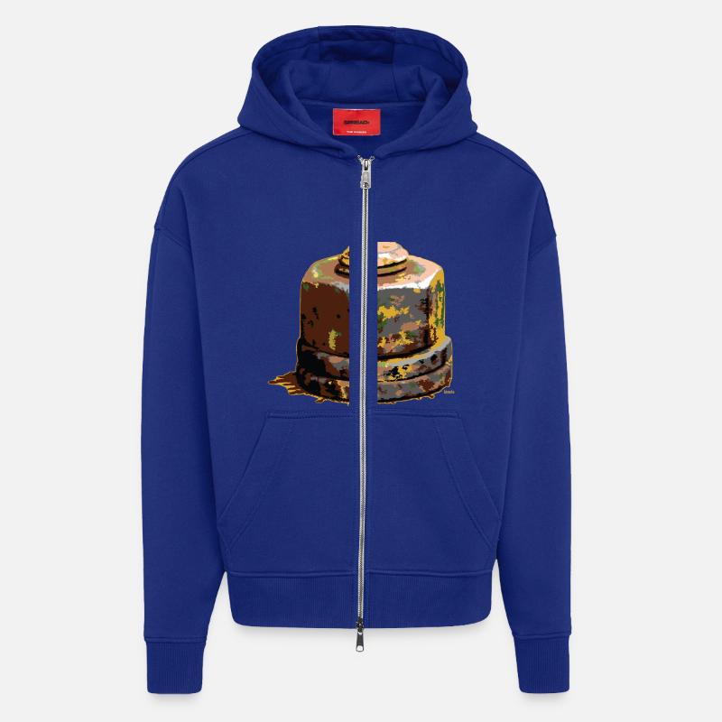 Schraube Mutter No 1 - Zip Hoodie - made by SPREAD - Iconic Blue