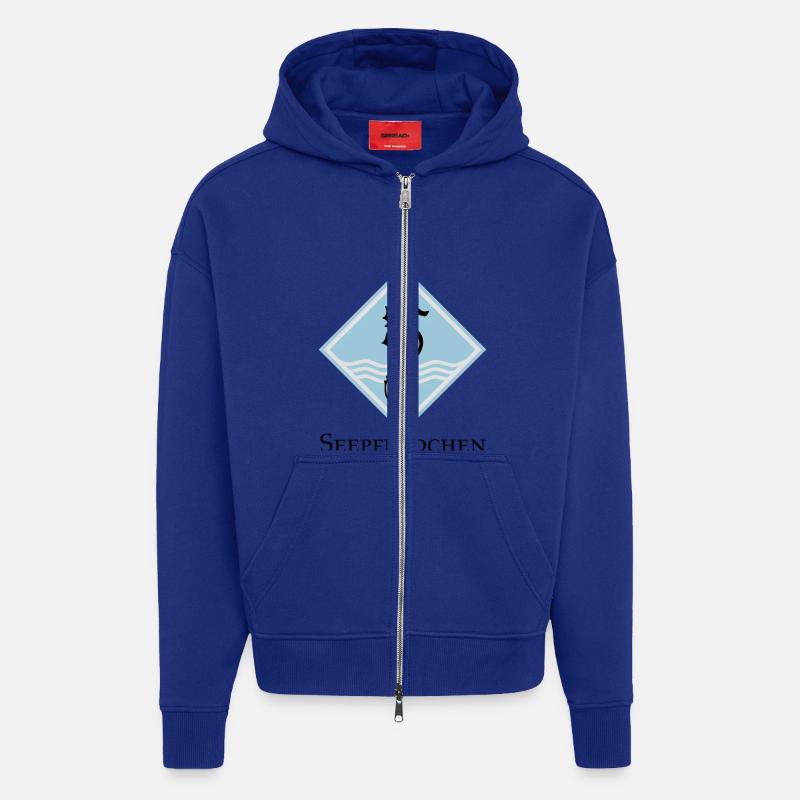 Seepferdchen - Zip Hoodie - made by SPREAD - Iconic Blue