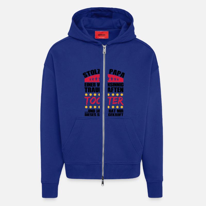 Traumhafte Tochter - Zip Hoodie - made by SPREAD - Iconic Blue