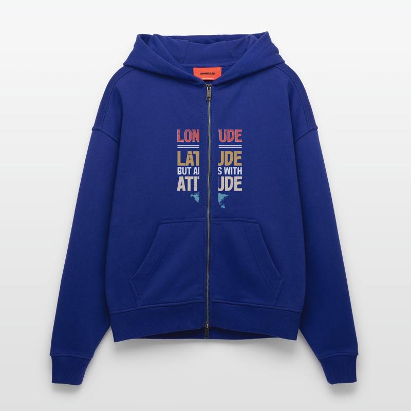 Geographic Information Systems Zip Hoodie - made by SPREAD