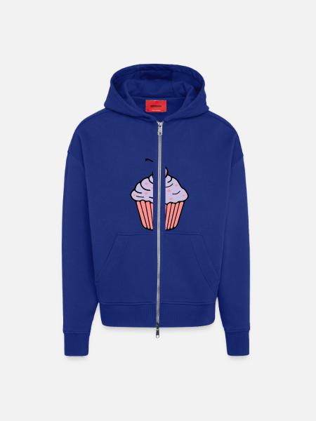 Cupcake - Zip Hoodie - made by SPREAD - Iconic Blue