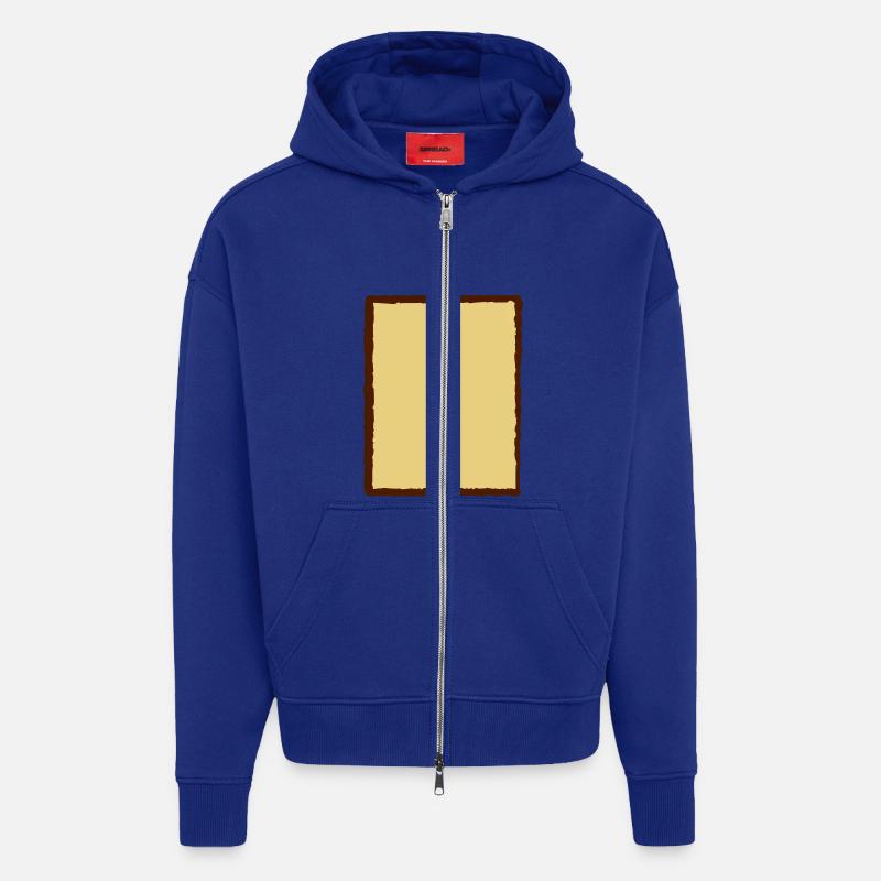 Kaputter Alter Rahmen - Zip Hoodie - made by SPREAD - Iconic Blue