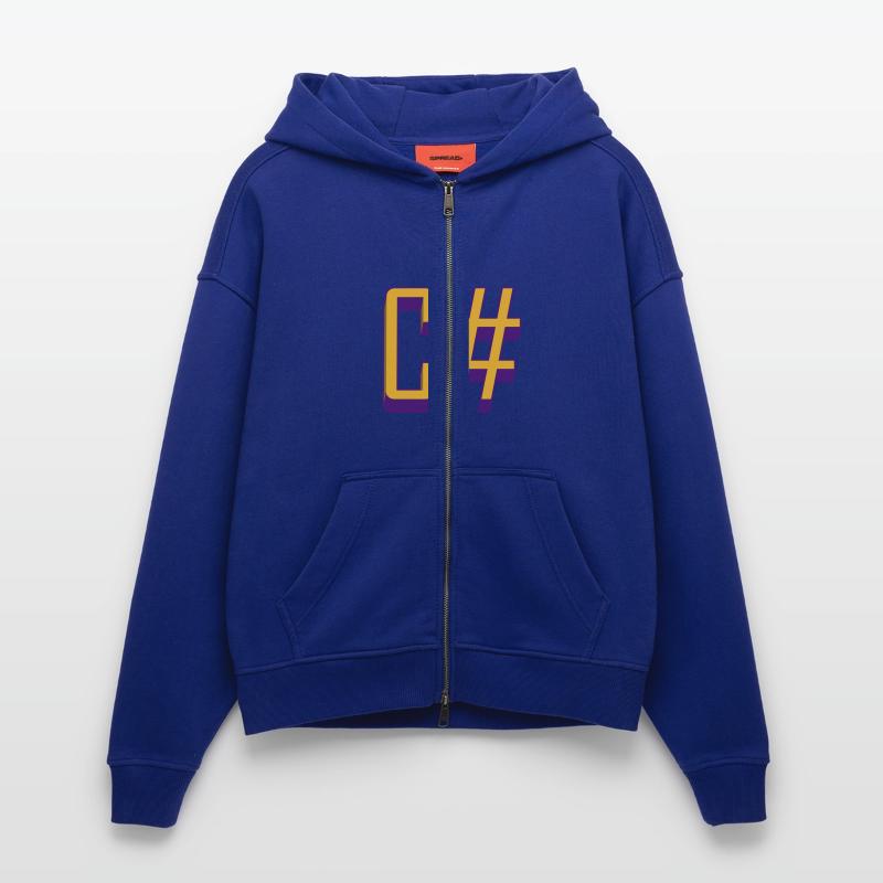 Programming Languages: C# / C sharp (Classic) Zip Hoodie - made by SPREAD
