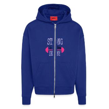 Strong - Zip Hoodie - made by SPREAD - Iconic Blue - Vorne