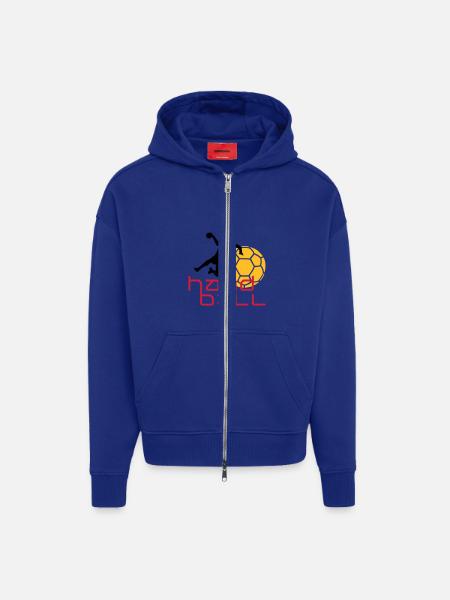 handball_i_3c - Zip Hoodie - made by SPREAD - Iconic Blue