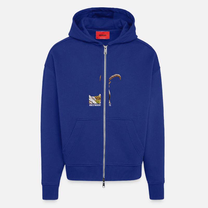 Steinbock - Zip Hoodie - made by SPREAD - Iconic Blue
