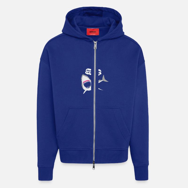Ich bin ein Hai! - Zip Hoodie - made by SPREAD - Iconic Blue