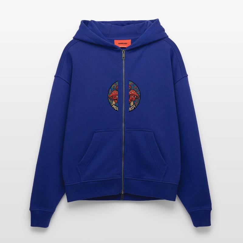 Toadstools Zip Hoodie - made by SPREAD