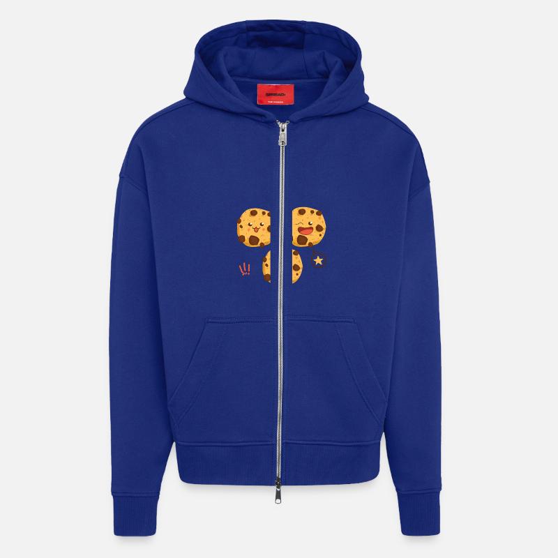 Plätzchen - Zip Hoodie - made by SPREAD - Iconic Blue