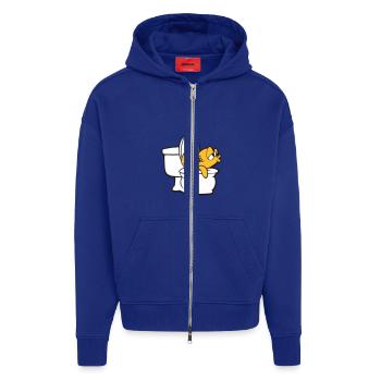 Fish - Zip Hoodie - made by SPREAD - Iconic Blue - Vorne