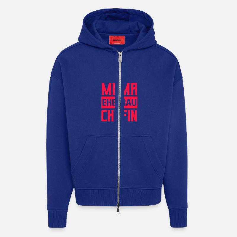 mama ehefrau chefin - Zip Hoodie - made by SPREAD - Iconic Blue