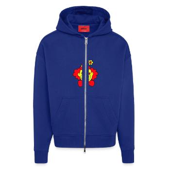 Clown - Zip Hoodie - made by SPREAD - Iconic Blue - Vorne