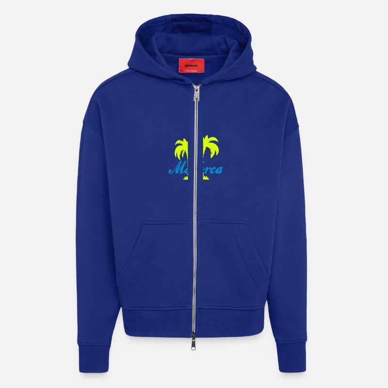 Mallorca 2C - Farbwechsel - Zip Hoodie - made by SPREAD - Iconic Blue
