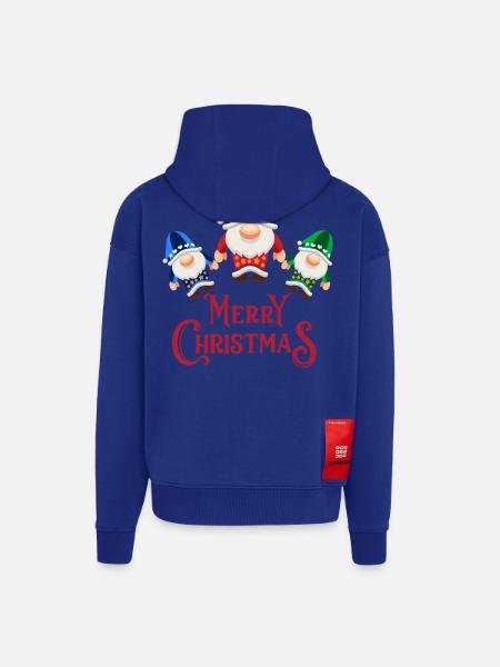 Cheerful Gnoment Trio - Zip Hoodie - made by SPREAD - Iconic Blue
