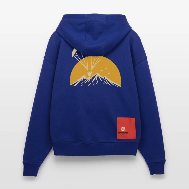 Paramotoring Retro Zip Hoodie - made by SPREAD