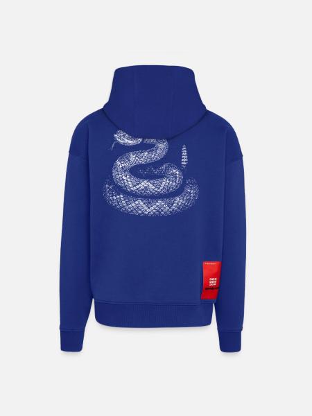 Snake - Zip Hoodie - made by SPREAD - Iconic Blue