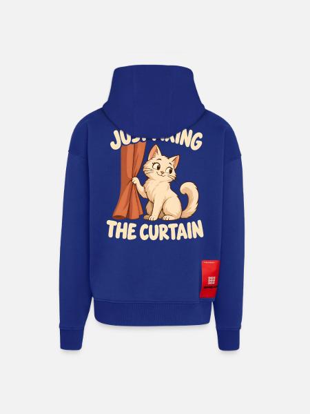 Nur den Vorhang reparieren - Zip Hoodie - made by SPREAD - Iconic Blue
