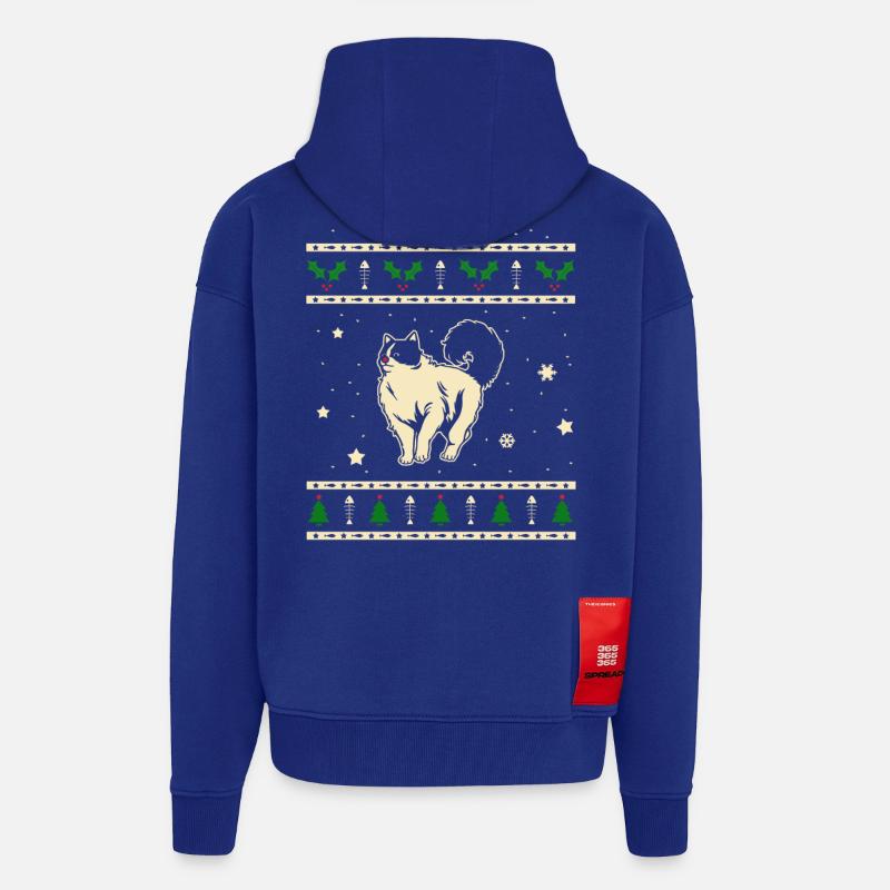 Ragdoll Weihnachtsgeschenk - Zip Hoodie - made by SPREAD - Iconic Blue