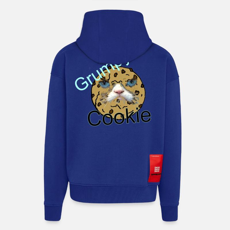 Grumpy Cookie - Zip Hoodie - made by SPREAD - Iconic Blue