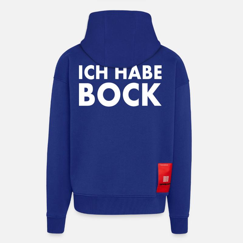 Ich habe bock - Zip Hoodie - made by SPREAD - Iconic Blue