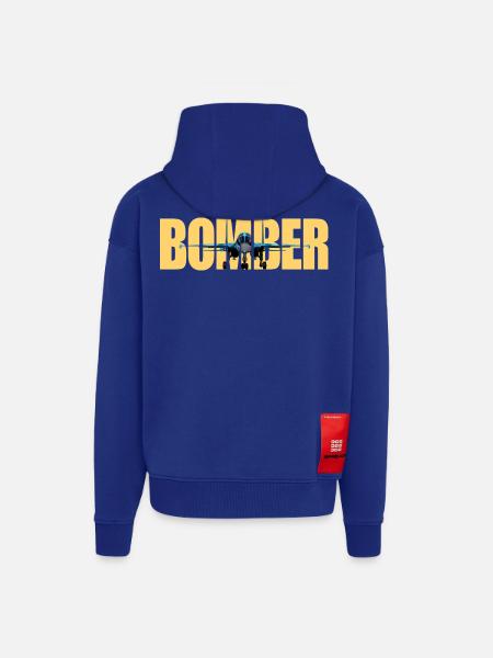 Bomber Su-34 - Zip Hoodie - made by SPREAD - Iconic Blue