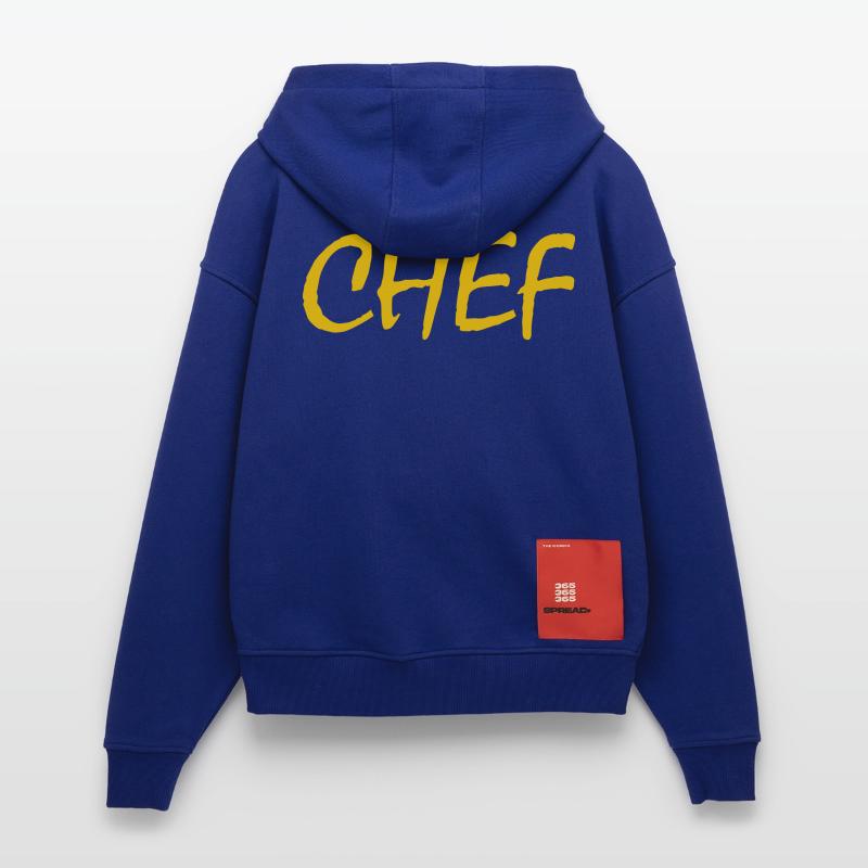 Chef Veste à capuche bio épaisse oversize fabriqué en UE