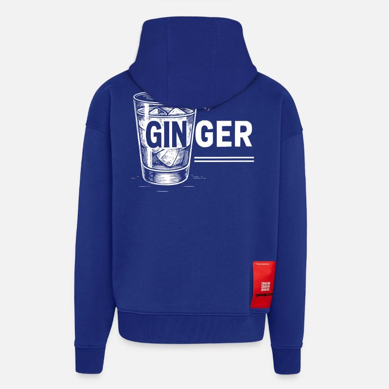 Ginger: Perfekte Geschenkidee für Rothaarige! - Zip Hoodie - made by SPREAD - Iconic Blue