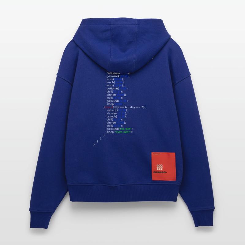 Ma vie - Java Code Veste à capuche bio épaisse oversize fabriqué en UE