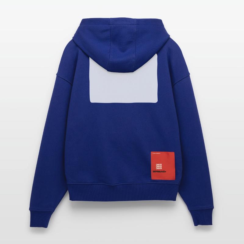 forme rectangle Veste à capuche bio épaisse oversize fabriqué en UE