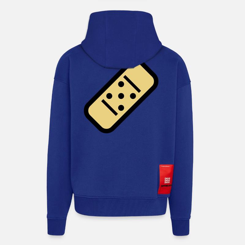 Comic Pflaster - Zip Hoodie - made by SPREAD - Iconic Blue