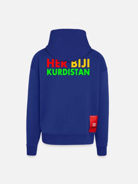 Her biji Kurdistan - Zip Hoodie - made by SPREAD - Iconic Blue