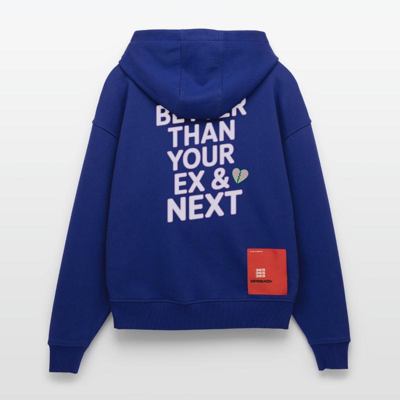 Better Than Your Ex & Next Breakup Single Party Zip Hoodie - made by SPREAD