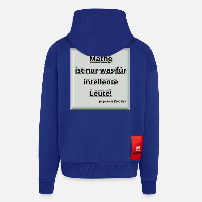 Mathe! Intelligent. Geschenk / Geschenkidee - Zip Hoodie - made by SPREAD - Iconic Blue