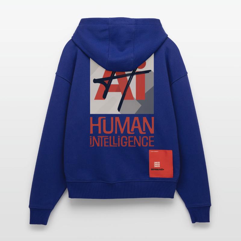 HUMAN INTELLIGENCE #3 - lets' talk Zip Hoodie - made by SPREAD