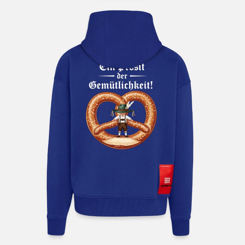 Ein Prosit der Gemütlichkeit ! - Zip Hoodie - made by SPREAD - Iconic Blue