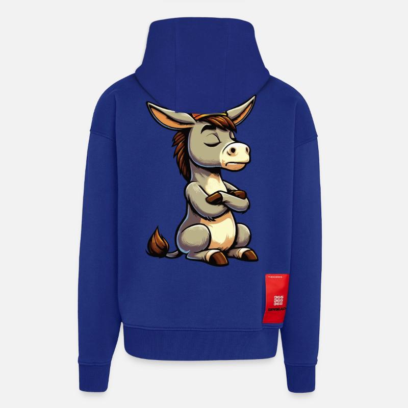 Esel Eselchen Eselhalter Muli Langohresel Muli - Zip Hoodie - made by SPREAD - Iconic Blue
