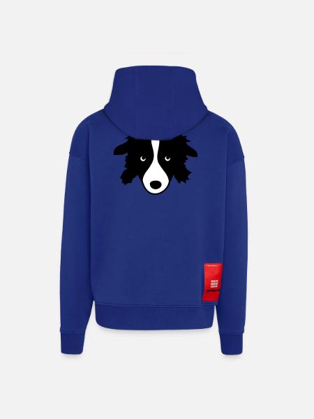 Border Collie - Zip Hoodie - made by SPREAD - Iconic Blue