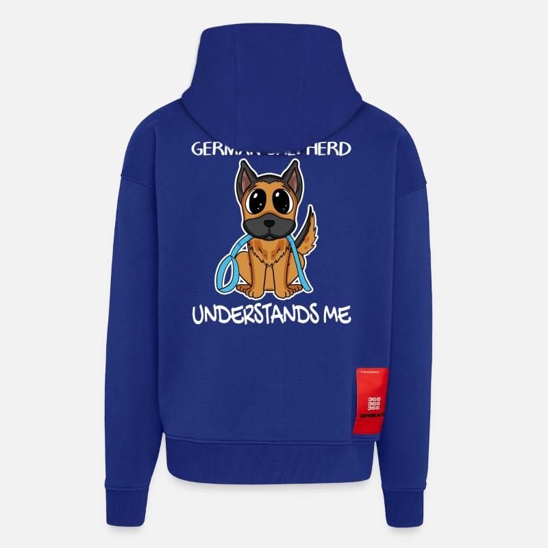 Deutscher Schäferhund - Zip Hoodie - made by SPREAD - Iconic Blue