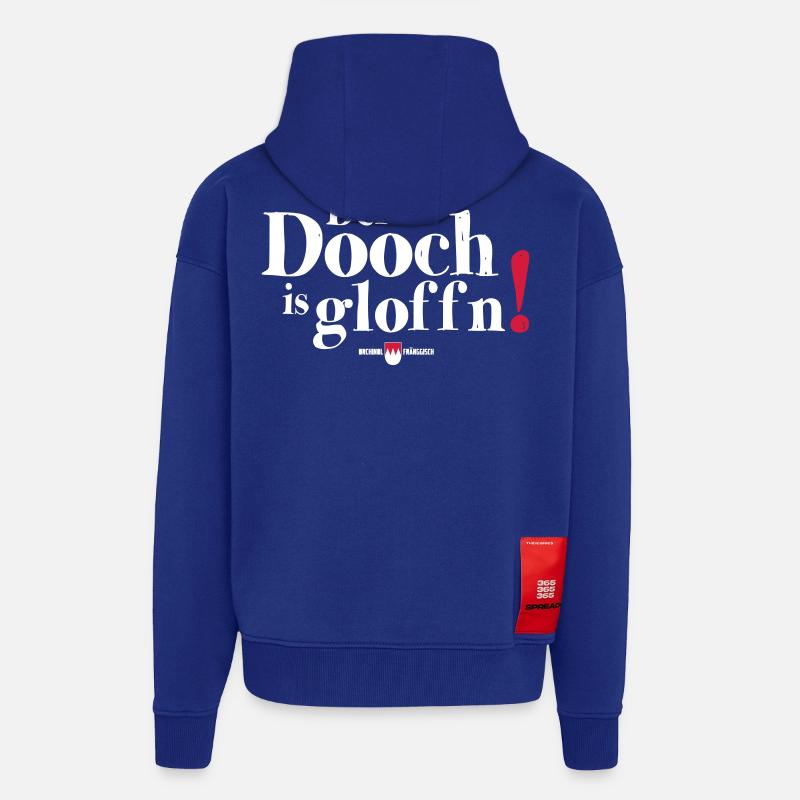 Der Dooch is gloffn! - Zip Hoodie - made by SPREAD - Iconic Blue