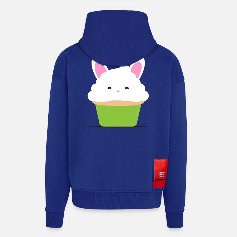 Cupcake, Muffin, Geschenkidee - Zip Hoodie - made by SPREAD - Iconic Blue
