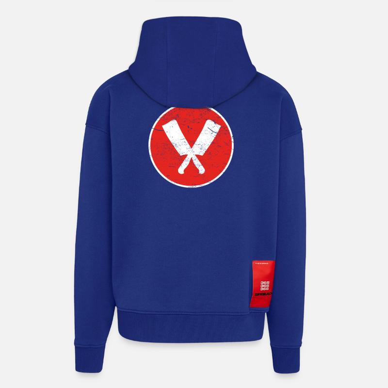 Geschenk metzger fleischer - Zip Hoodie - made by SPREAD - Iconic Blue