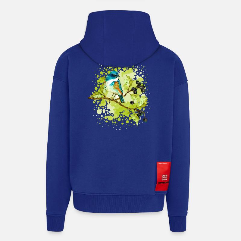Vogel - Zip Hoodie - made by SPREAD - Iconic Blue