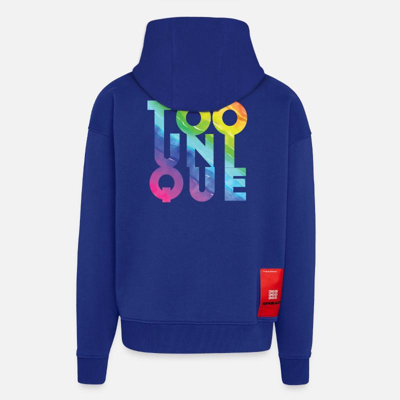 Zu einzigartig - Zip Hoodie - made by SPREAD - Iconic Blue